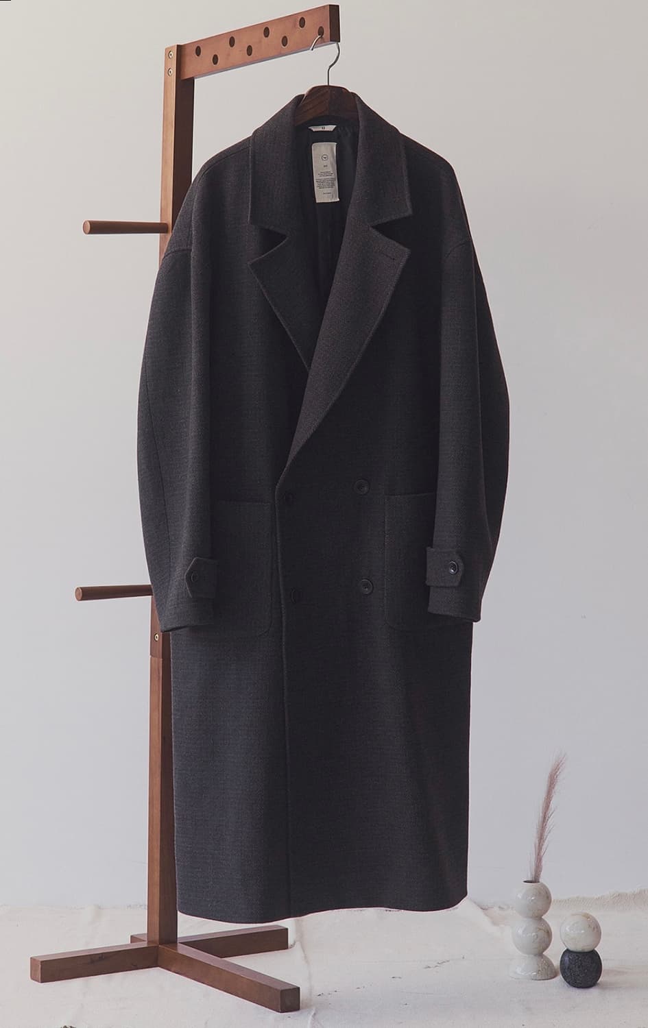 체크 코트 상품이미지1