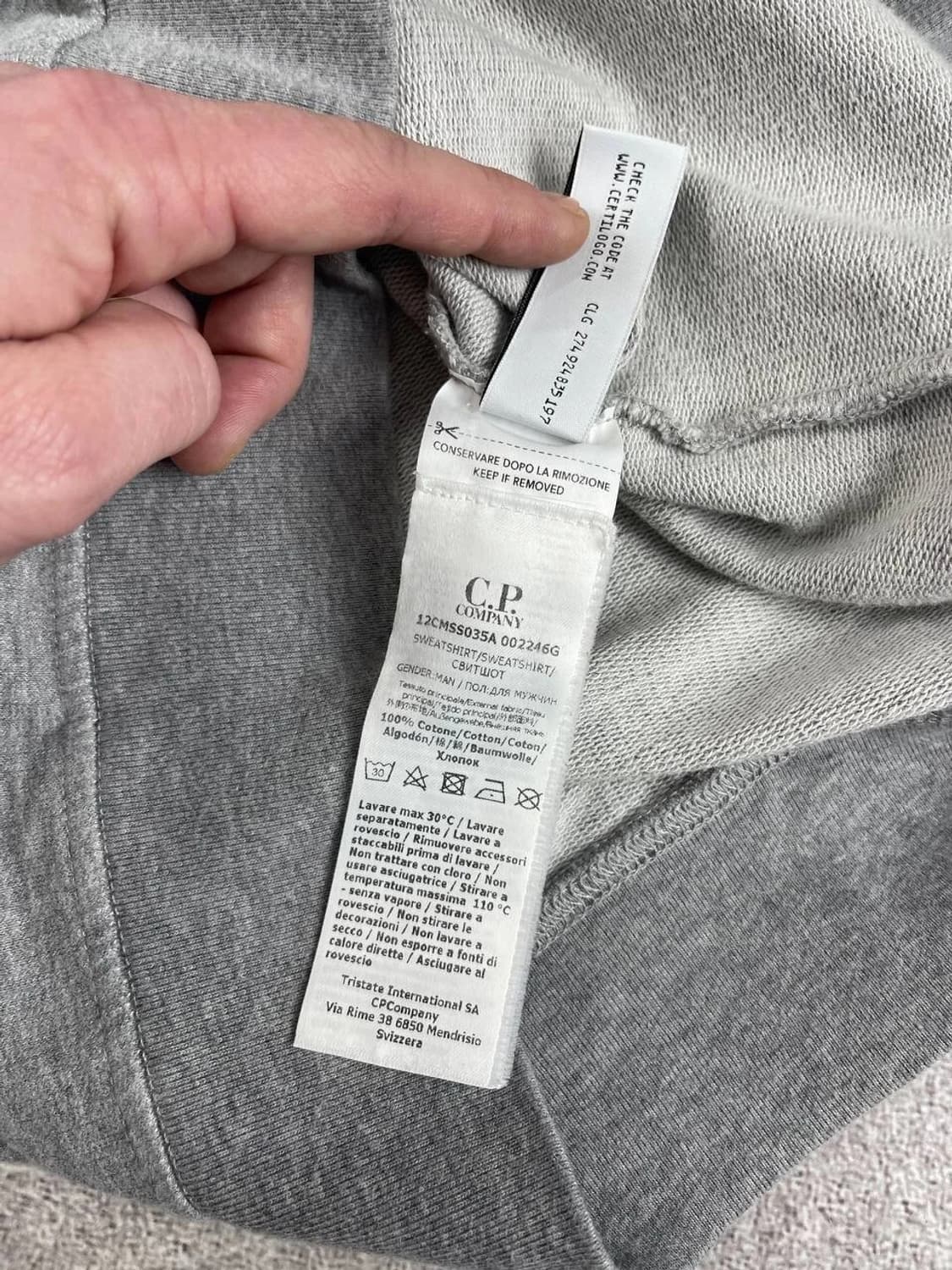 C.P. 컴퍼니 라이트 플리스 하프 집업 맨투맨 상품이미지8