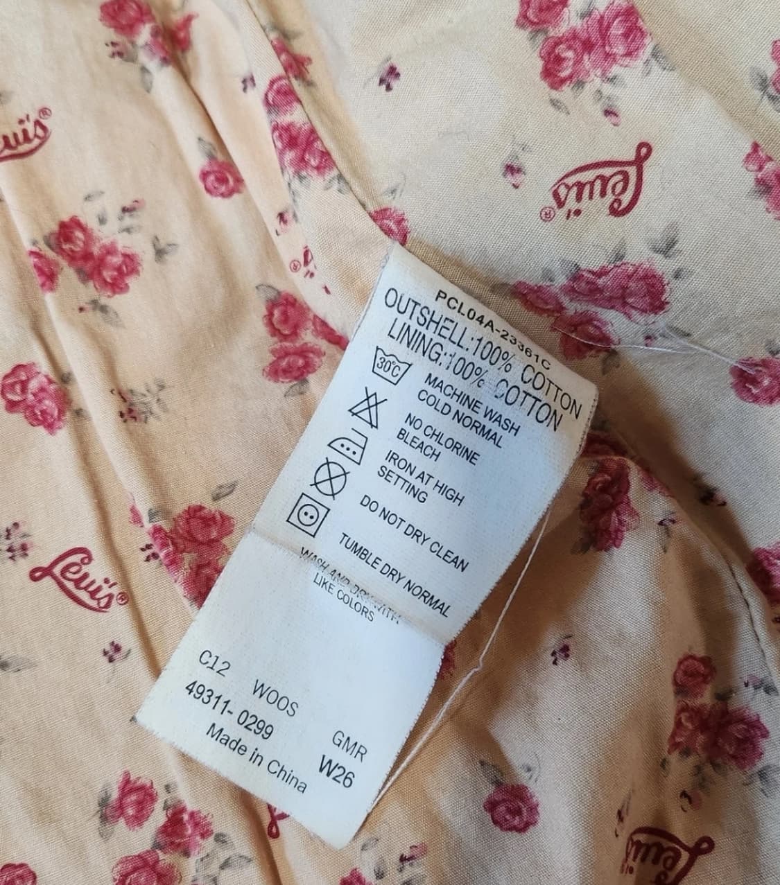 리바이스 정품 데님 스커트  상품이미지5