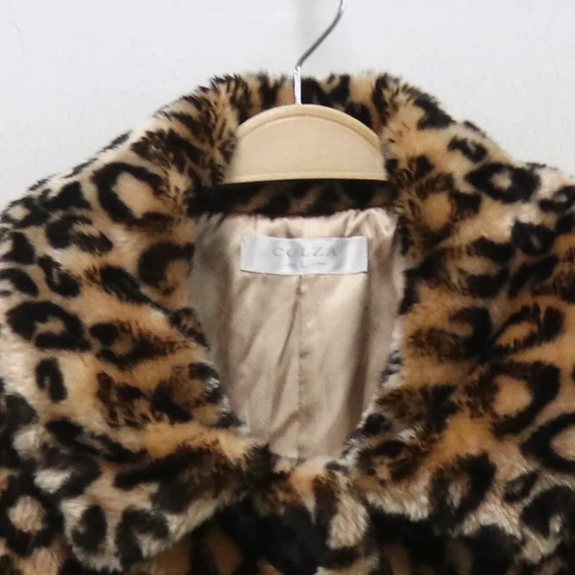 C.O.L.Z.A 호피 페이크 퍼 자켓 64360 상품이미지3