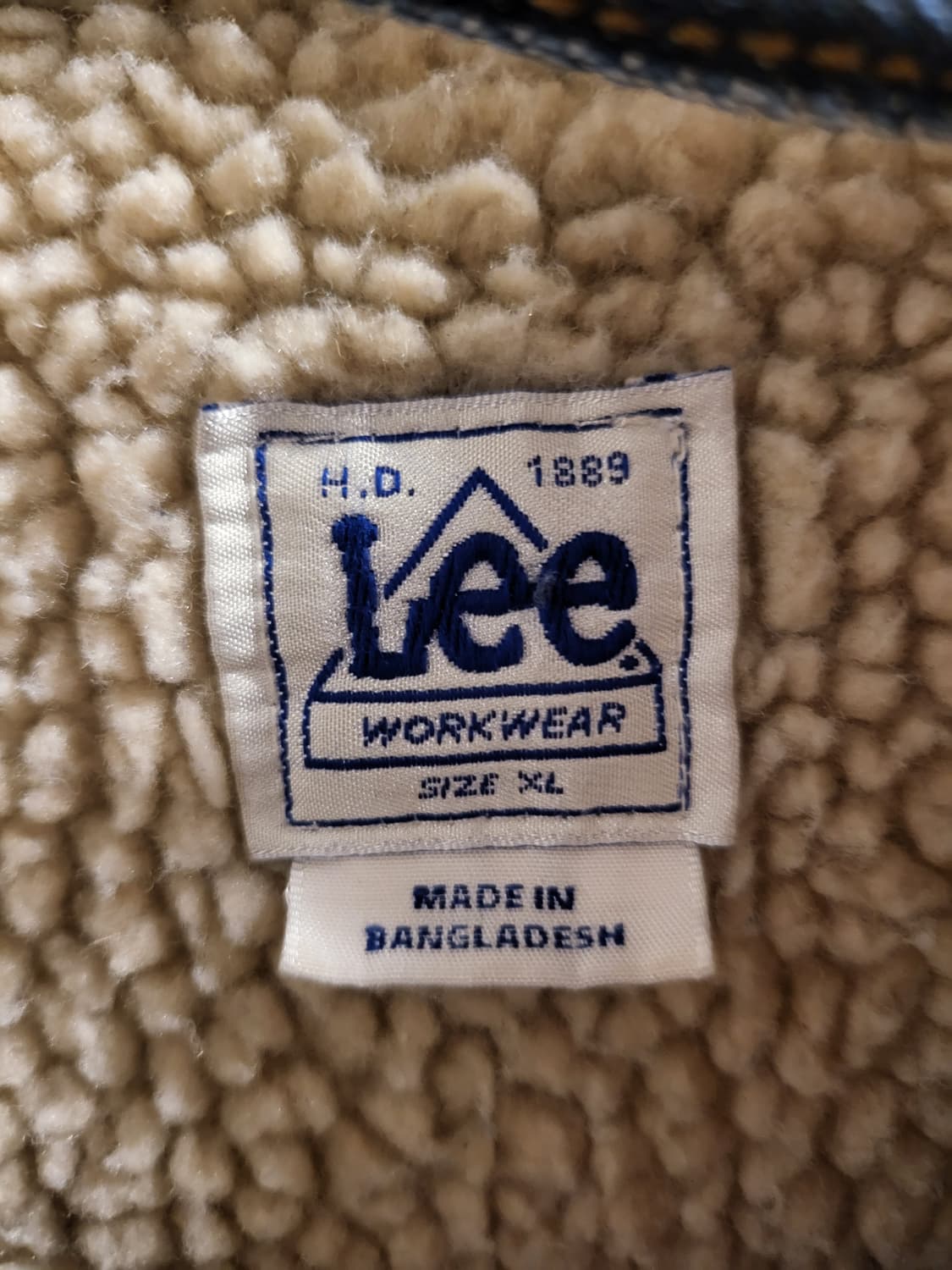 [XL]Lee 리 데님 쉐르파 워크 자켓 상품이미지5