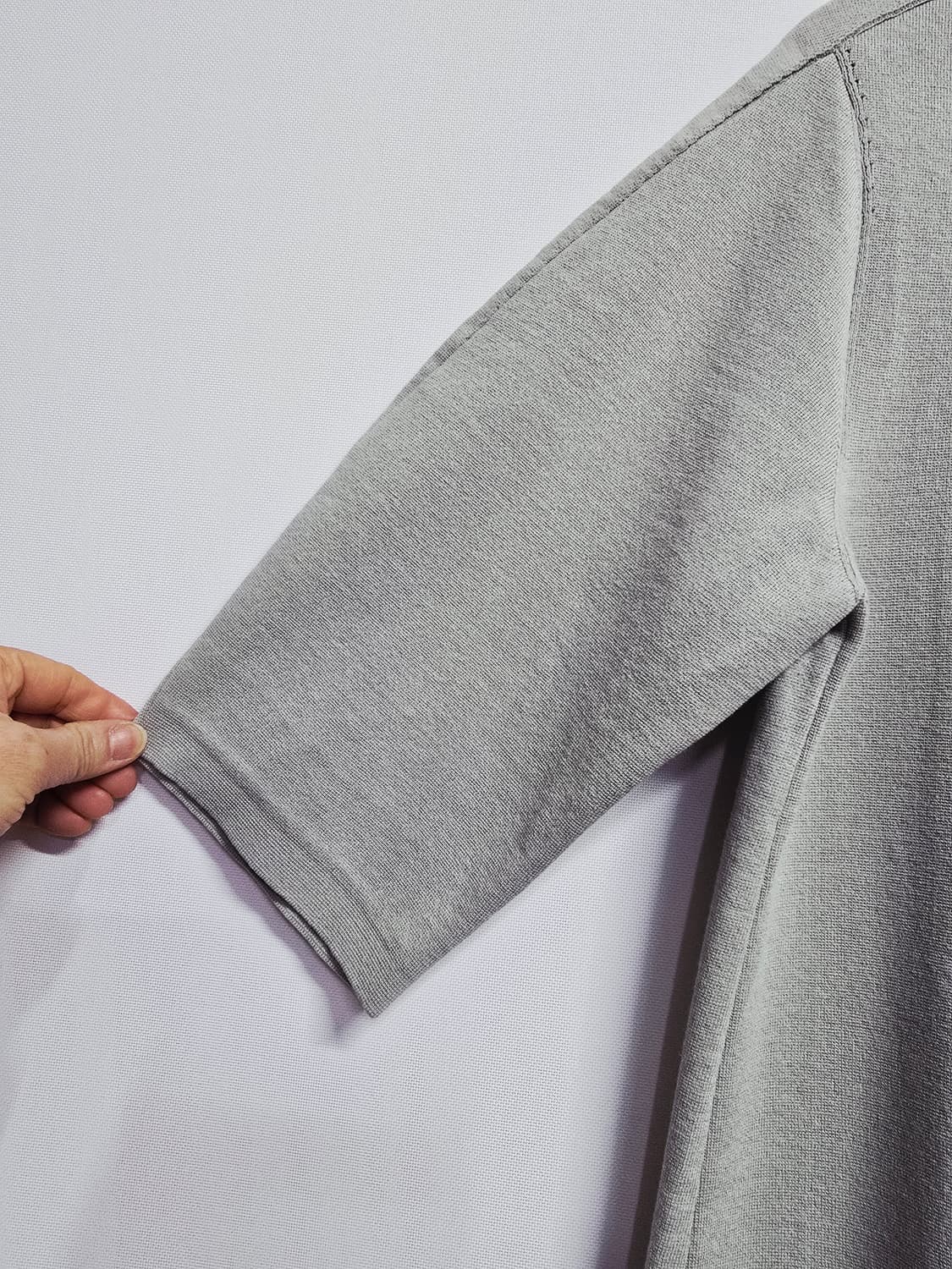 시스템 연그린 플리츠 롱 니트 원피스 상품이미지3