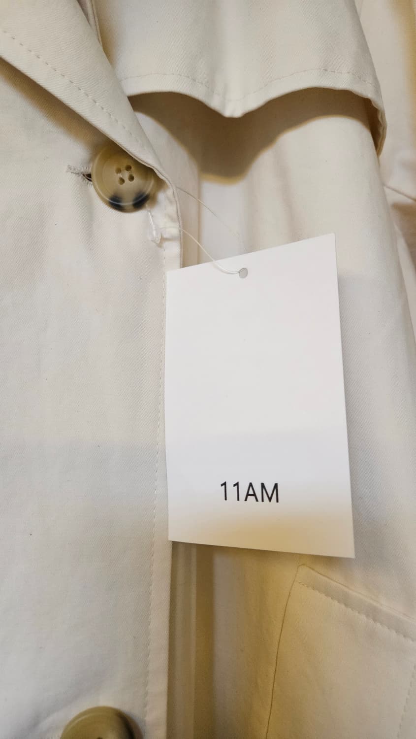 11AM 아이보리 트렌치코트 (새상품) 상품이미지4