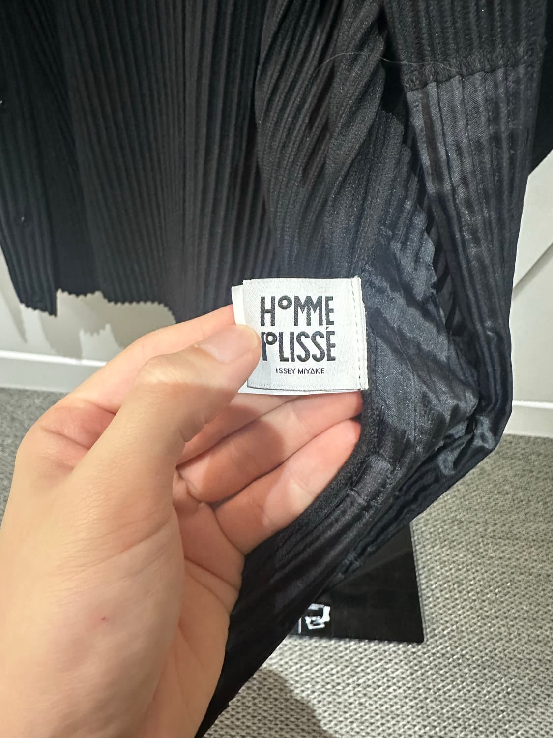 옴므플리세 베이직 가디건 2 블랙 JD441 상품이미지7