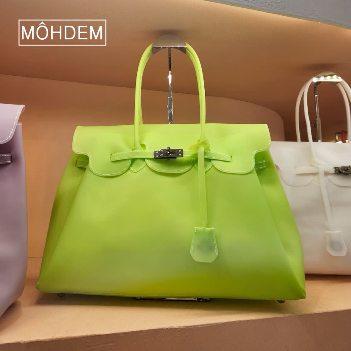 젤리 버킨백 키키 실리콘 pvc가방 상품이미지8