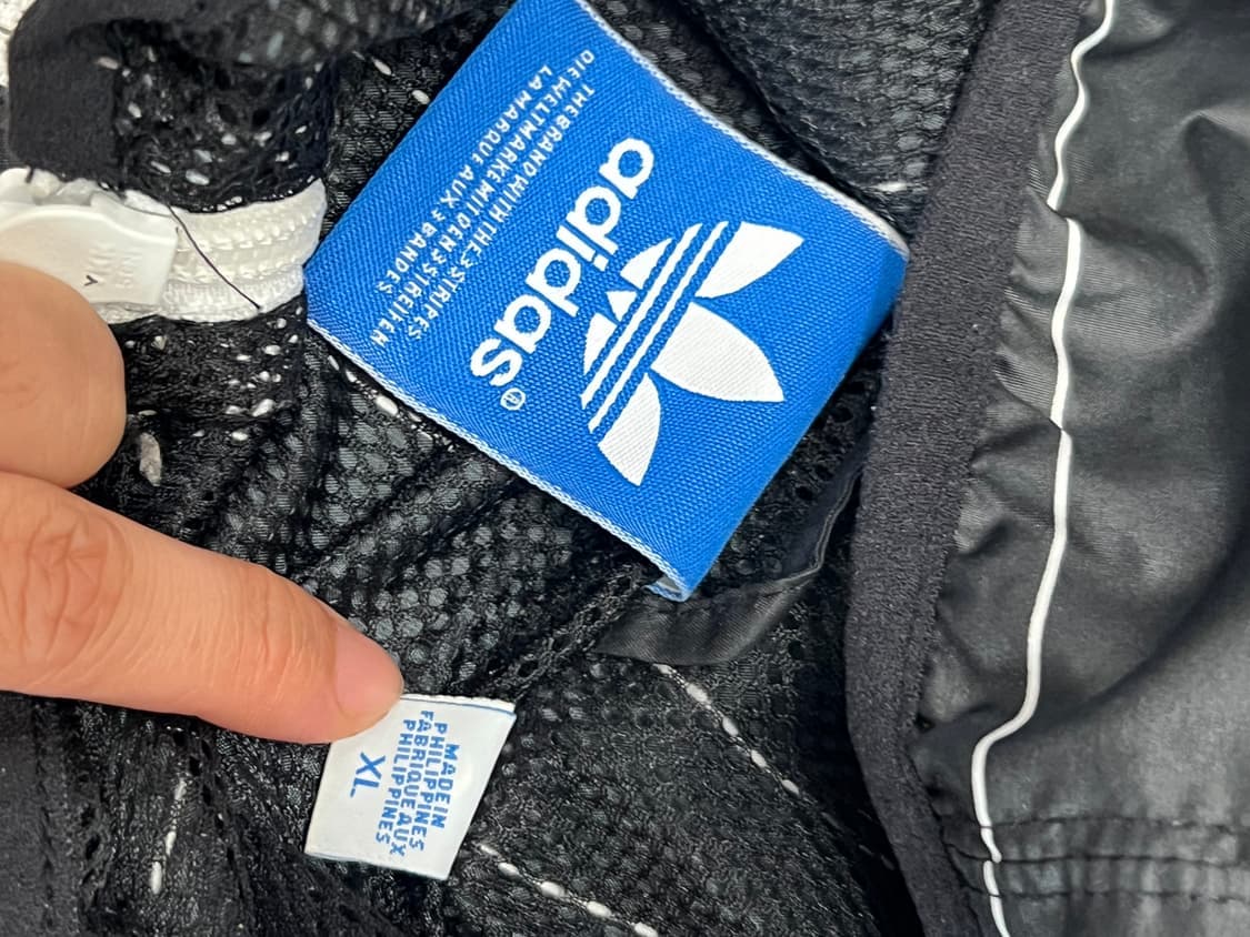 (XL) 아디다스 오리지날 삼선 스트라이프 우븐 바람막이 상품이미지3