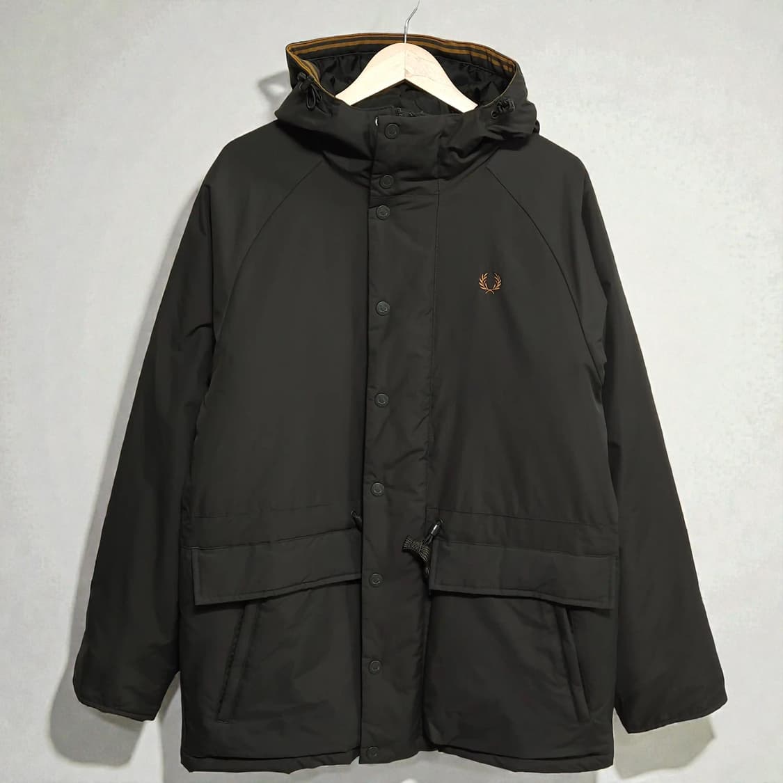 100)FRED PERRY 프레드페리 패디드 야상 패딩 카키 상품이미지1