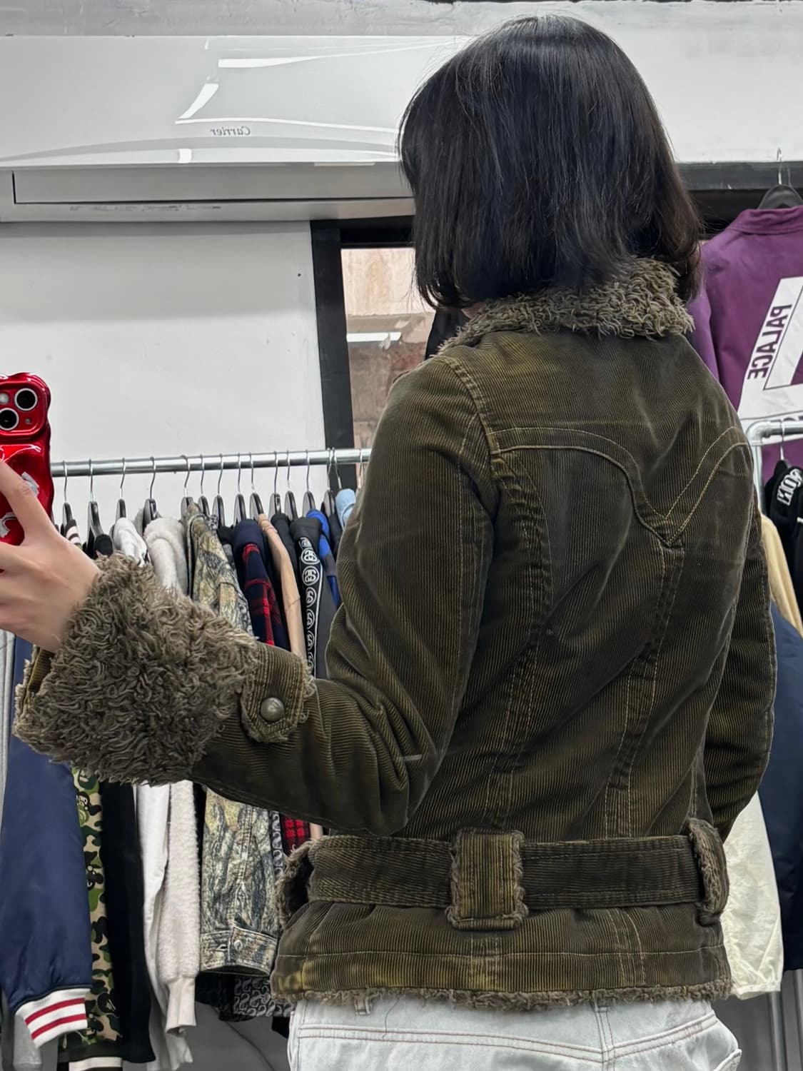 버커루 코듀로이 Y2K 쉐르파 자켓 상품이미지5