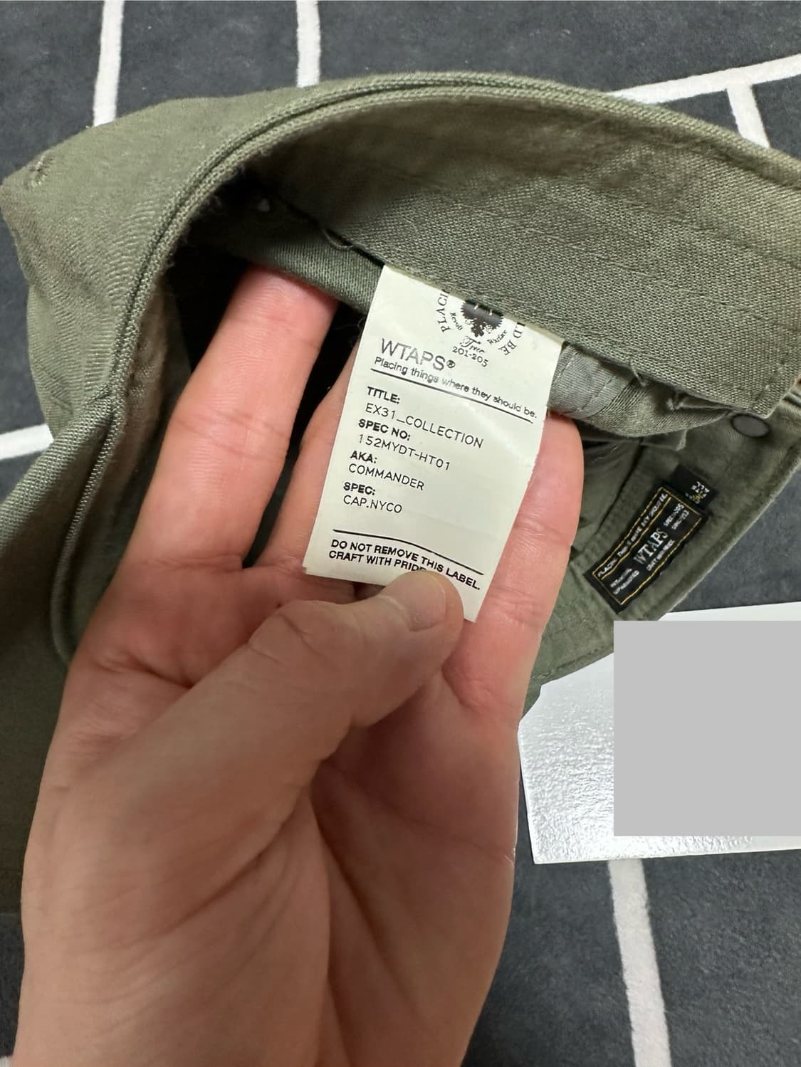 더블탭스 15커맨더 올리브  상품이미지3