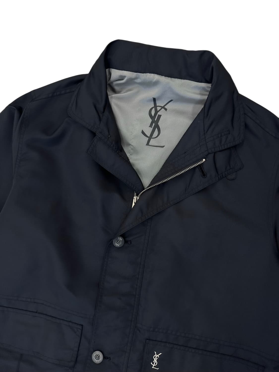 YSL 생로랑 나일론 자켓 블랙 (M~XL) 상품이미지2