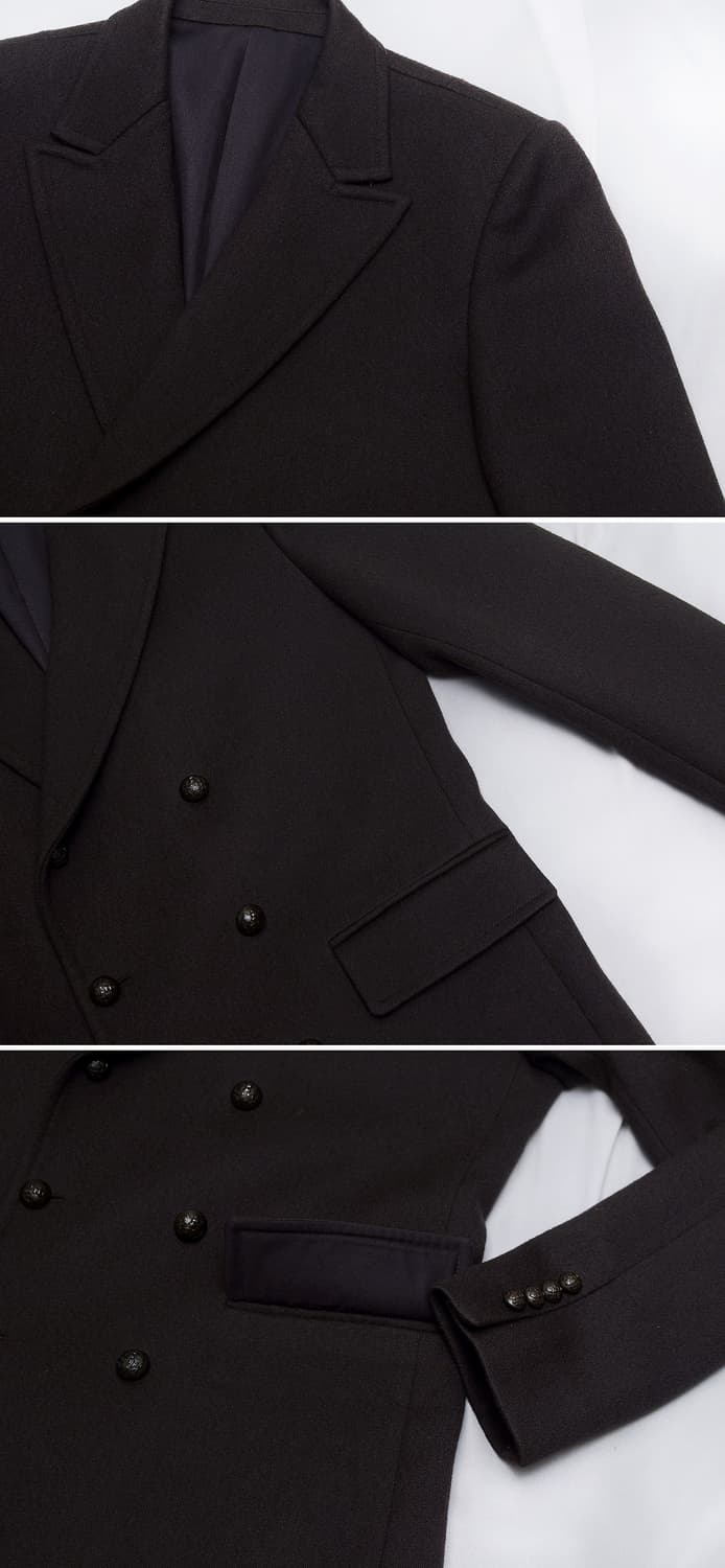 타임옴므 시그니쳐 퓨어울 더블 피코트 블레이저 자켓 (95-100) 상품이미지8