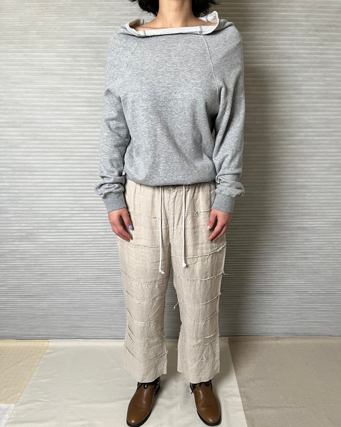 꼼데가르송 드레이프 넥 스웻셔츠 comme des garcons 맨투맨 상품이미지7
