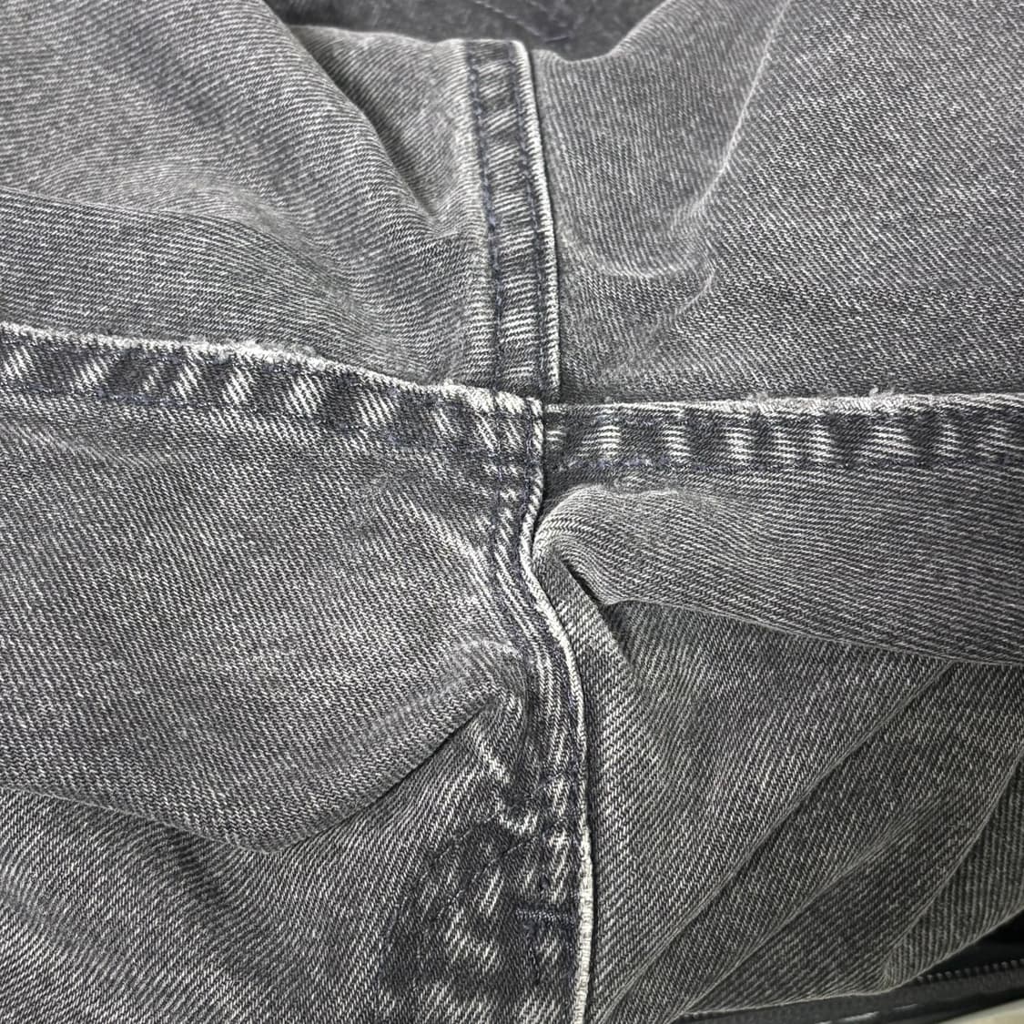 [36/30] 90s USA🇺🇸 리바이스 505 오렌지 탭 블랙 흑청 상품이미지7