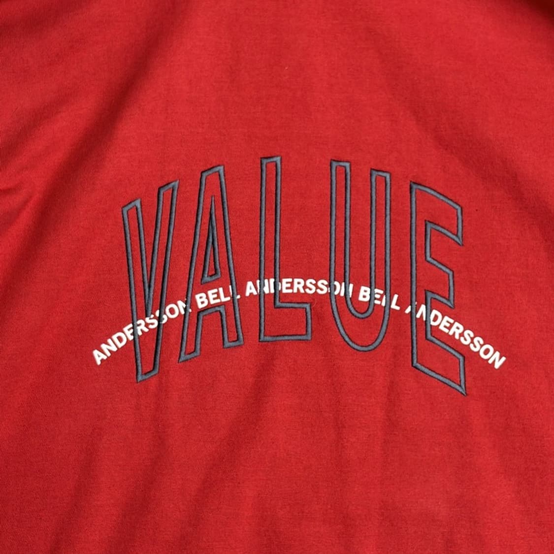 ANDERSSON BELL 아치 슬로근 A패치 후드티 XL 상품이미지7