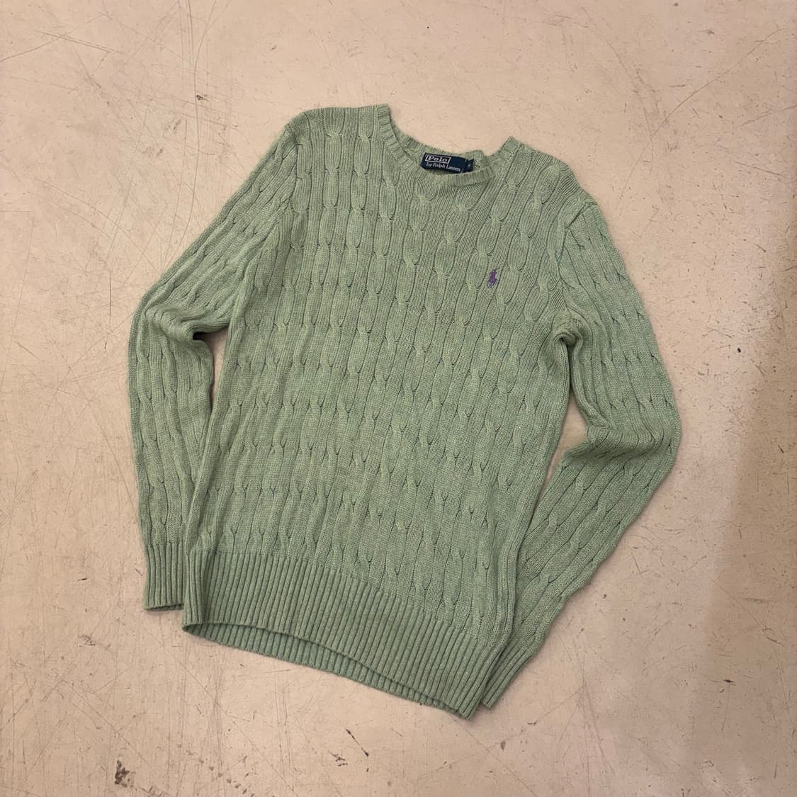 폴로 랄프로렌 케이블 포니 민트 니트 상품이미지1