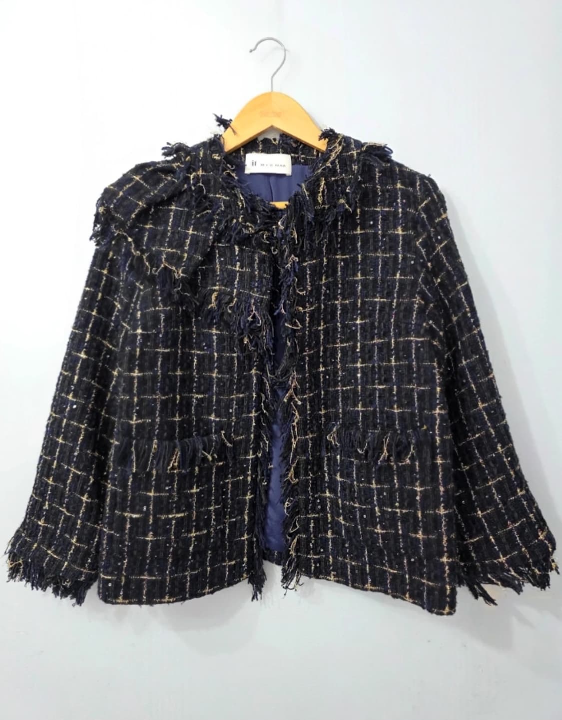 미샤 트위드 숏 자켓 ~44반 상품이미지3