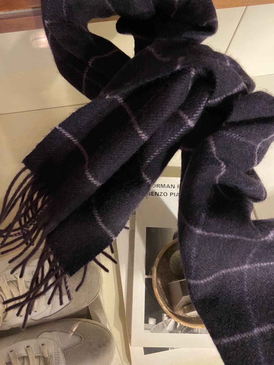 고비 캐시미어 100% 캐시미어 머플러 상품이미지1