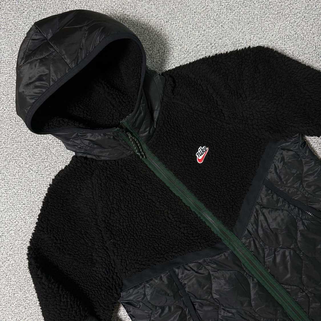 [정가 20만원] 나이키 보아 플리스 양털 후드 집업 XL 상품이미지4