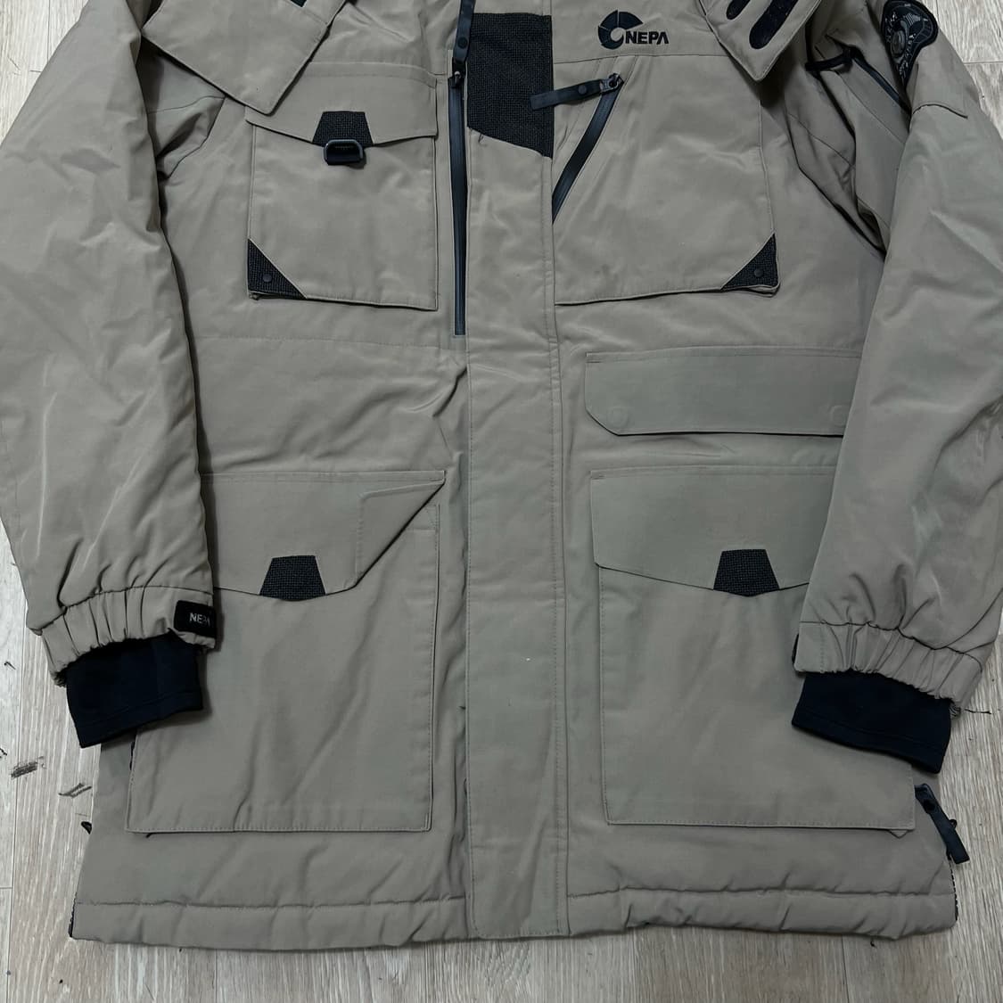 네파 남성 로고 헤비 구스다운 후드 패딩 XL/105  상품이미지5