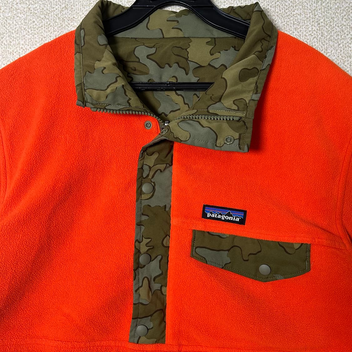  (M) 파타고니아 카모 리버시블 스냅티 플리스/2016 상품이미지8