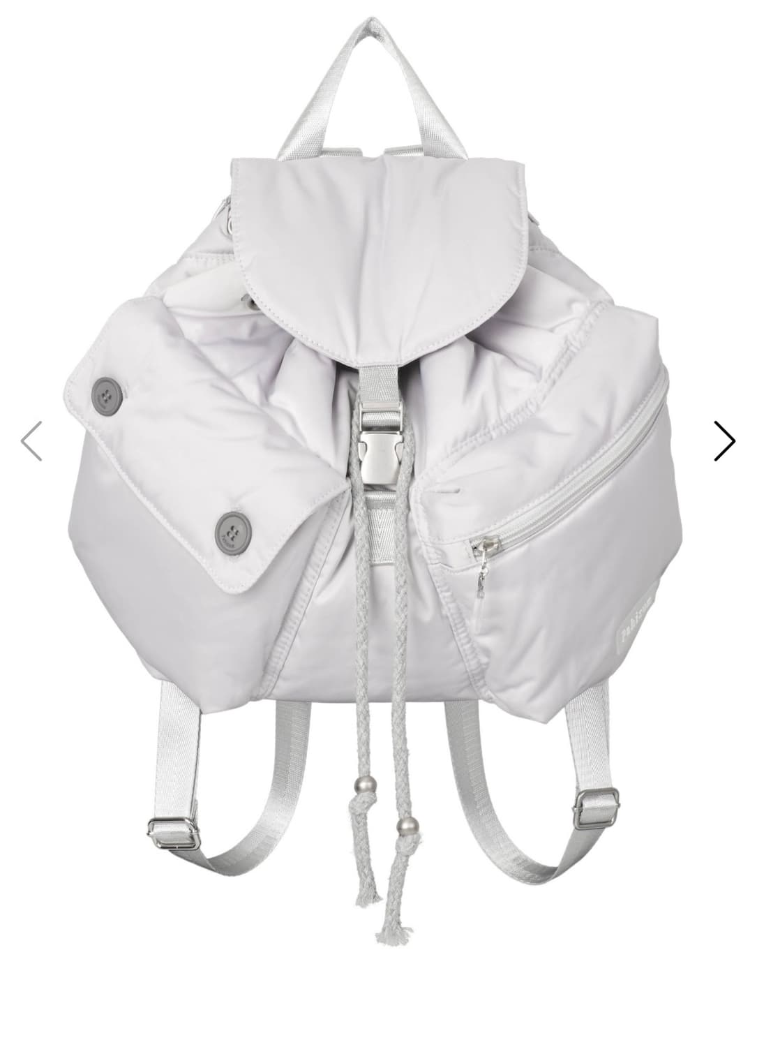 파히섬 탠스댄스 버튼 미니 백팩 라이트 그레이 상품이미지1