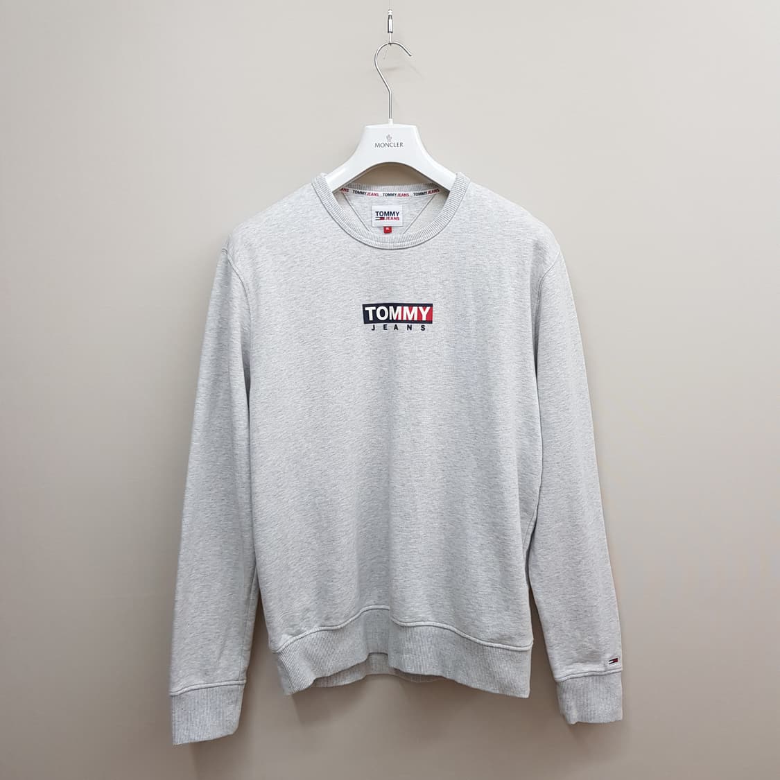 Tommy Jeans 로고 자수 맨투맨 스웻셔츠 XL사이즈 상품이미지1