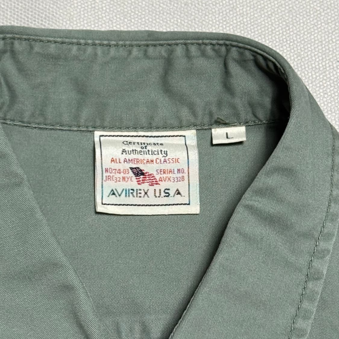 L 아비렉스 LTD USA 밀리터리 셔츠 상품이미지4