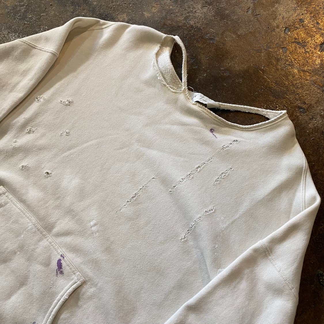 (2) 안셀름 에이징 페인트 맨투맨 상품이미지2