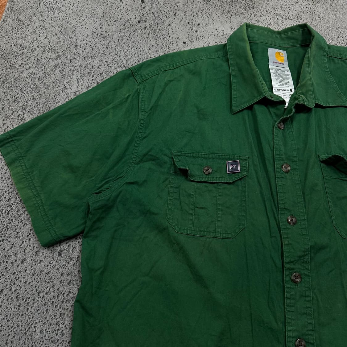 ✨ (만원 빈티지) 칼하트 워크 반팔 셔츠 상품이미지5