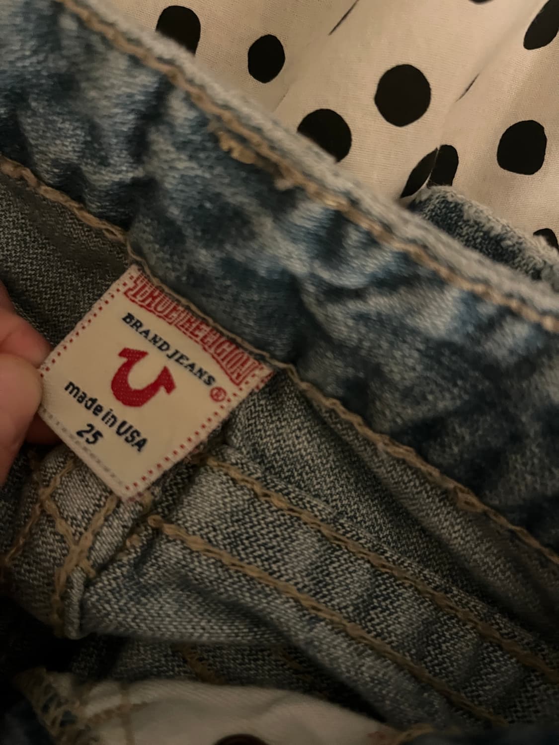 트루릴리전 부츠컷 로우라이즈 데님 팬츠 상품이미지4