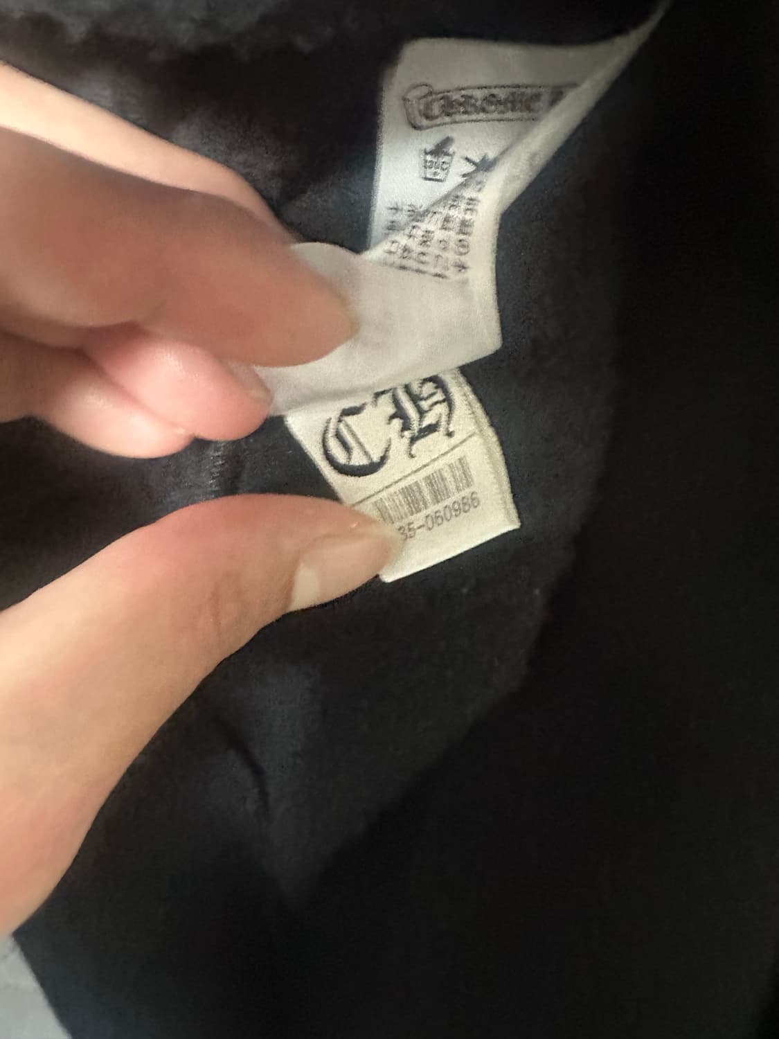 크롬하츠 넥 로고 크루넥 스웻셔츠 xl 상품이미지4