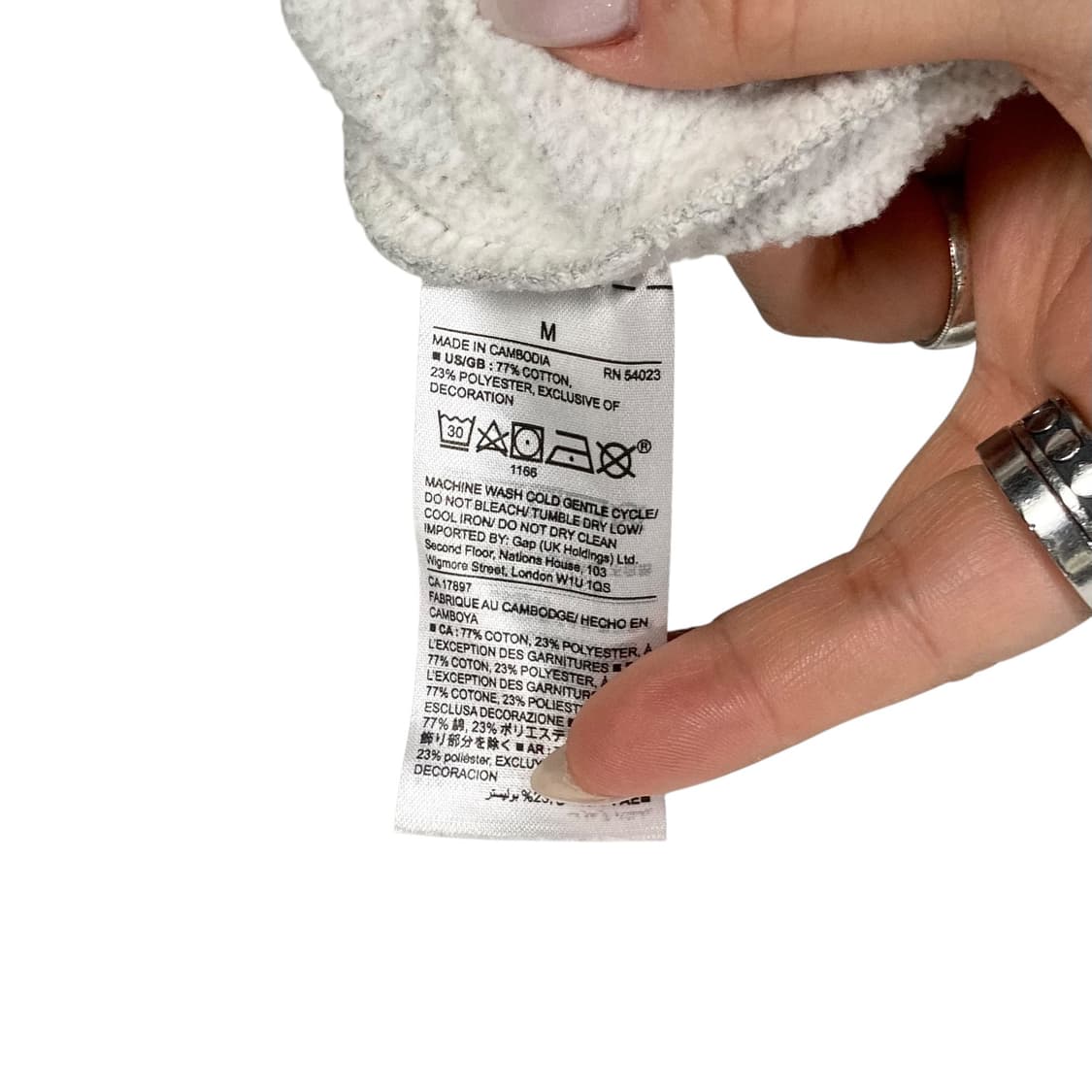 GAP 그레이 후드 상품이미지4