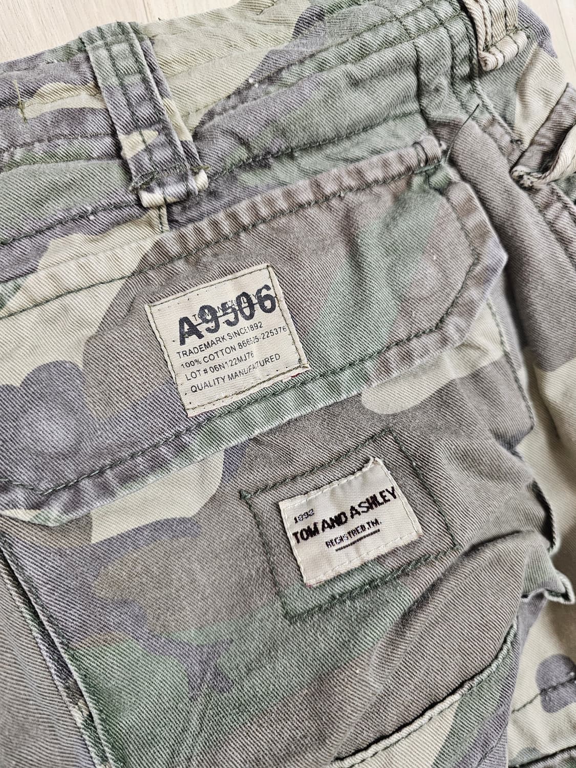 ​[28] 탐앤애슐리 빈티지 오리지널 카모플라쥬 카고 팬츠 상품이미지4