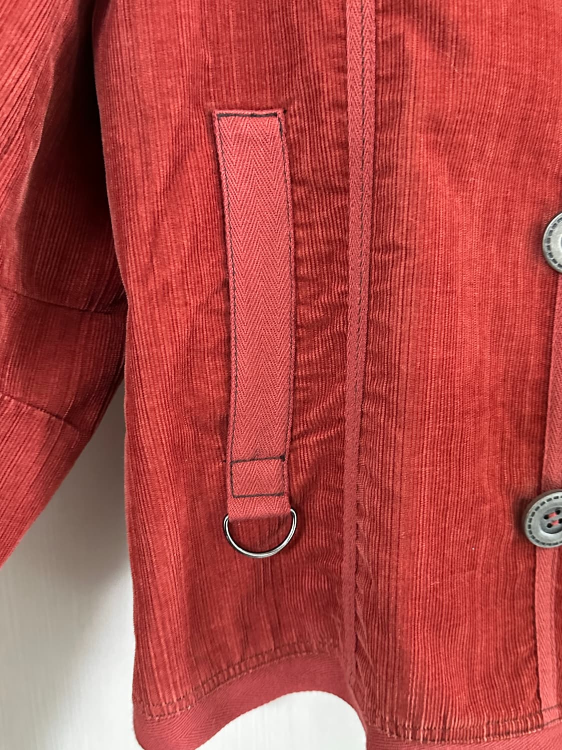 빈티지 레드 더블 자켓 코듀로이 상품이미지4