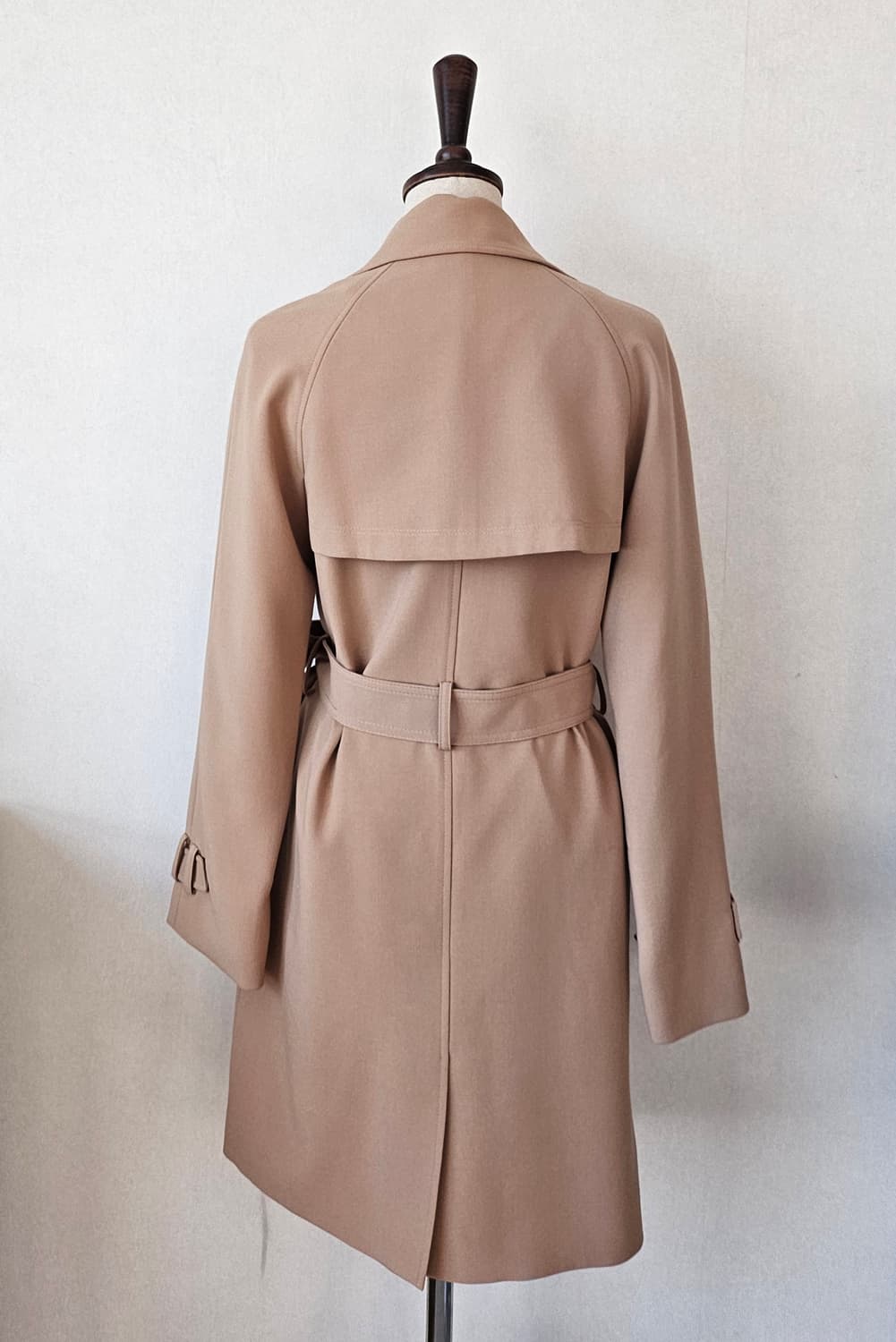 미쏘 베이지 하프 트렌치코트 S / 봄코트 하객룩 상품이미지3