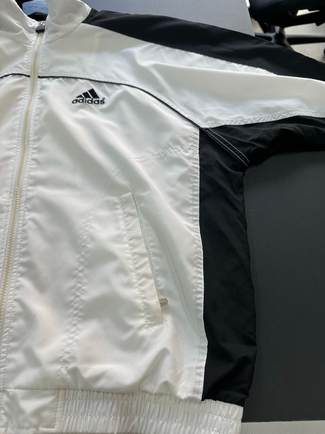아디다스 90s 화이트 윈드브레이커 자켓 상품이미지5