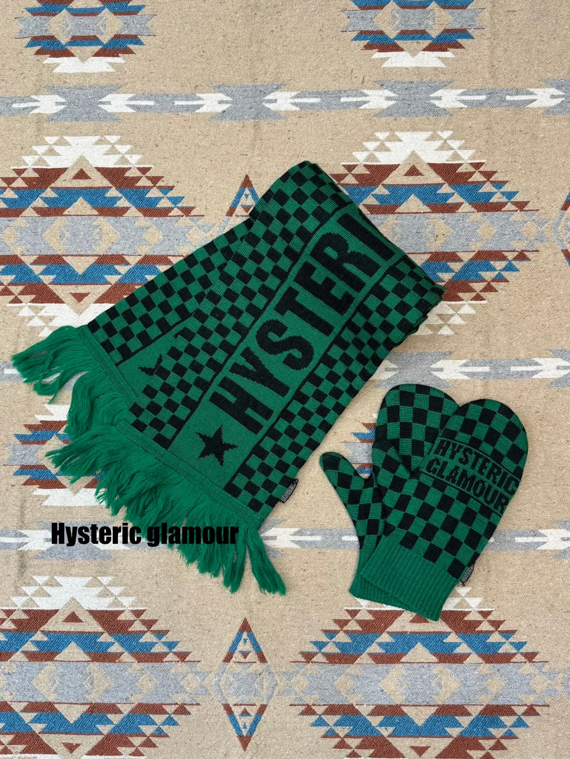 [OS] 히스테릭글래머 장갑 머플러 셋트 상품이미지1