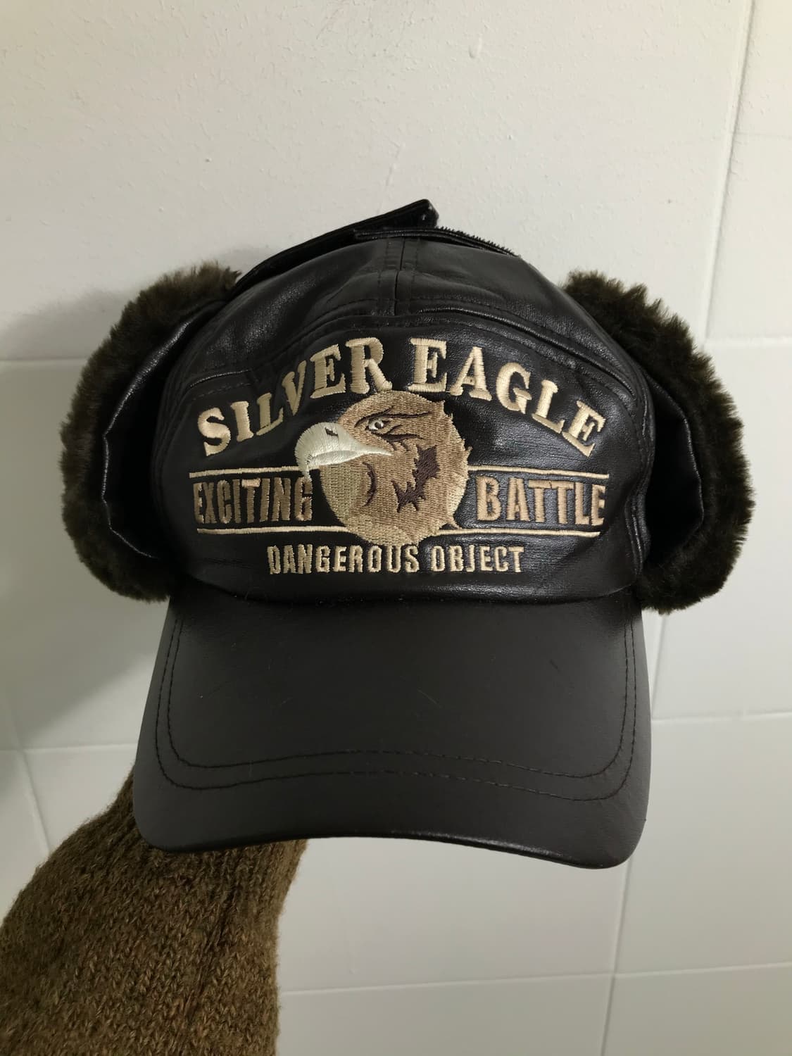 아이 러브 쵸파 원피스 브라운 퍼 카와이 스트릿 코디 세트 상품이미지9