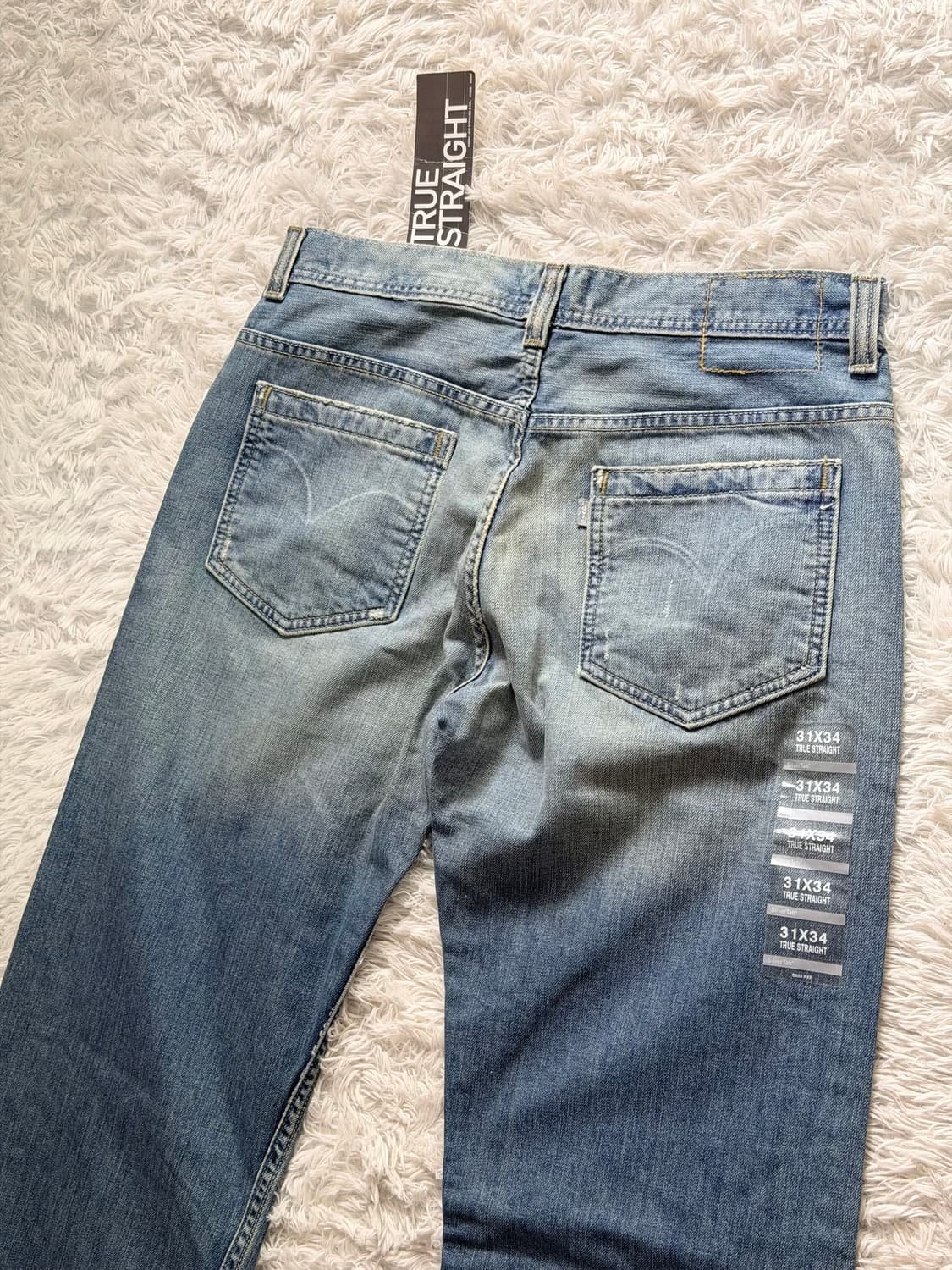 리바이스 실버탭 '트루 스트레이트' 데님 팬츠 (W31 L34) 상품이미지4