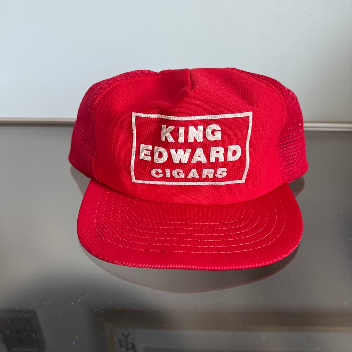 USA 빈티지 모자 볼캡 vintage cap 트러커 메쉬 레드 상품이미지2