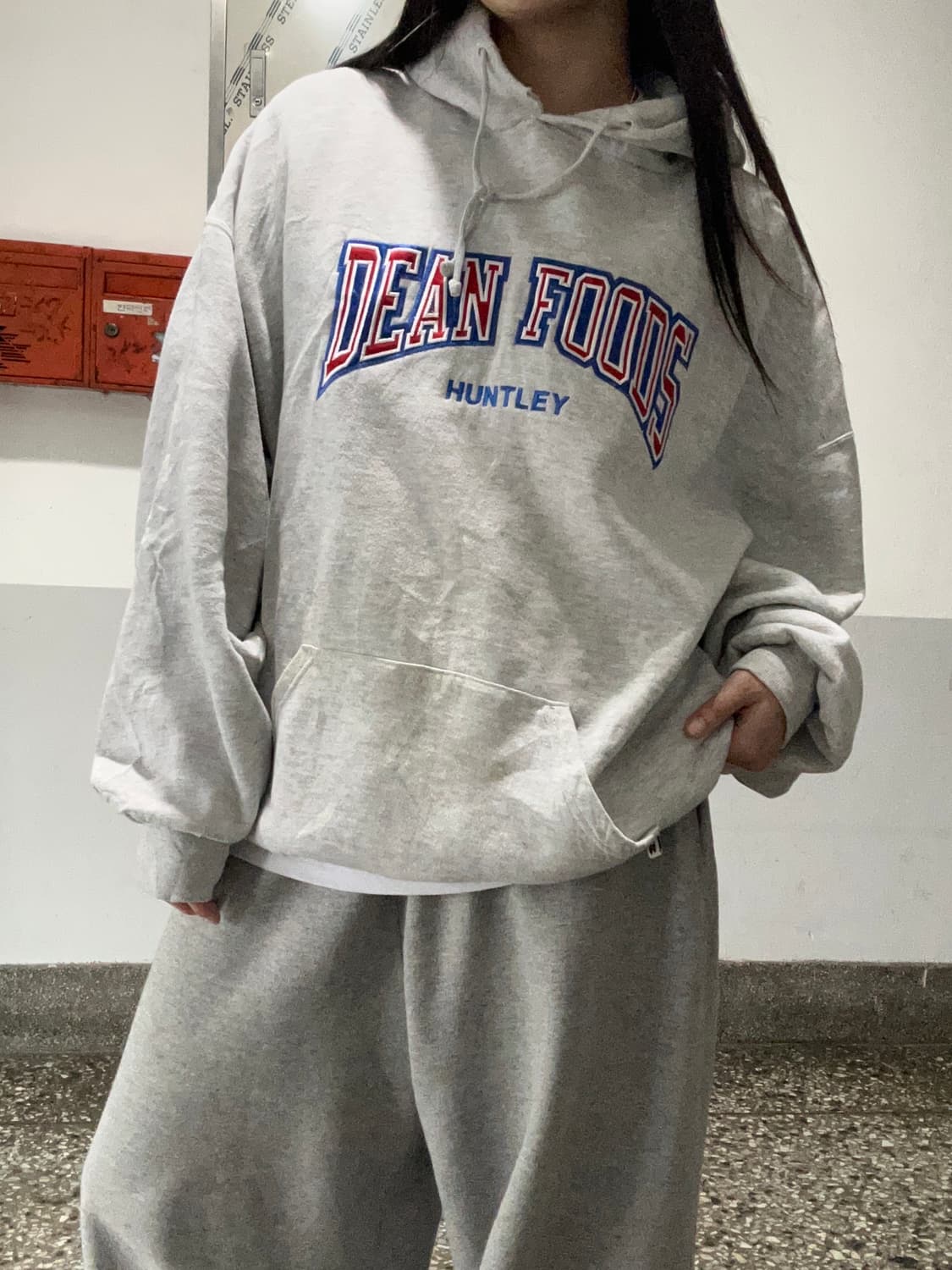 90s RUSSELL "USA” 올드스쿨 후디 상품이미지2