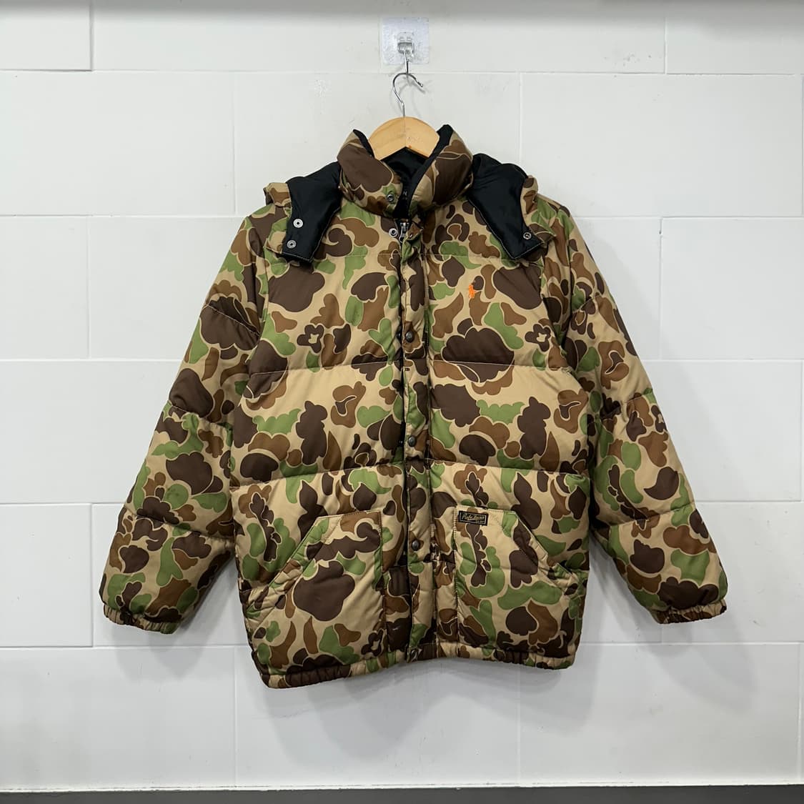 폴로 카모 보이즈 패딩점퍼 상품이미지1