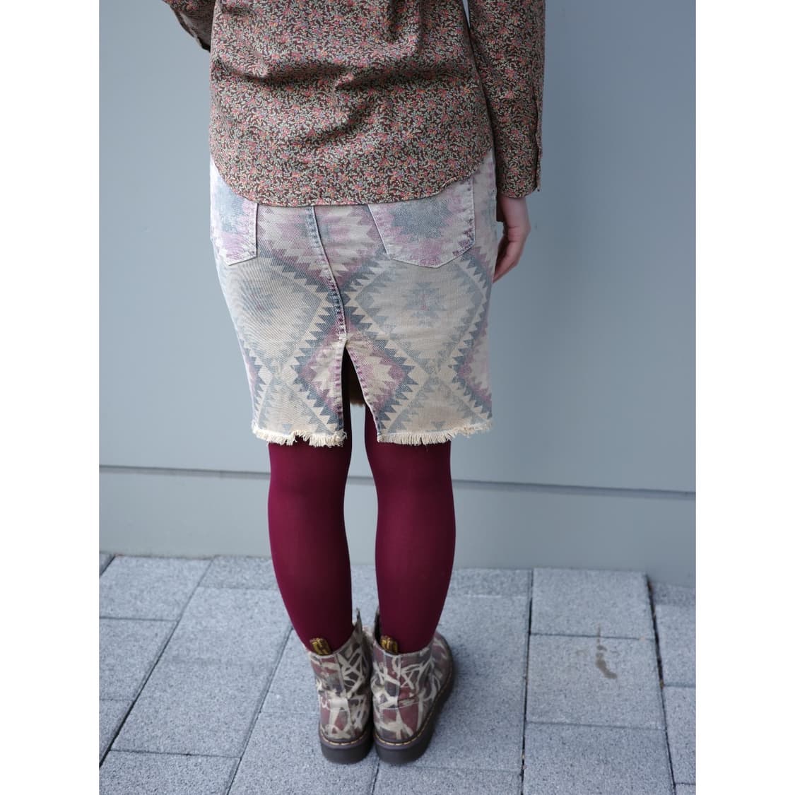 빈티지 보헤미안 스커트 상품이미지5