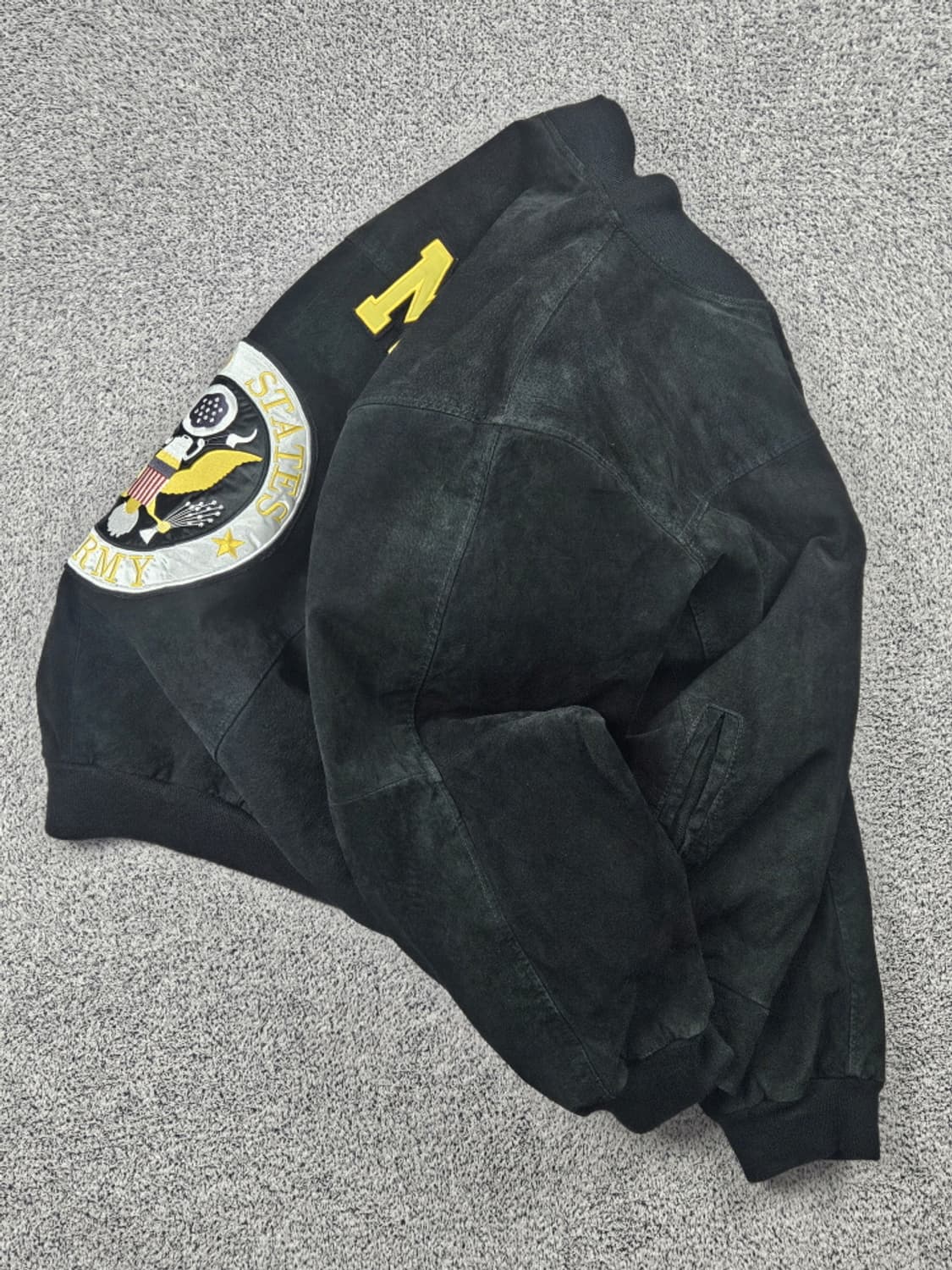 USA 레더 스웨이드 US ARMY 바시티 자켓 (3XL) / 10480 상품이미지5