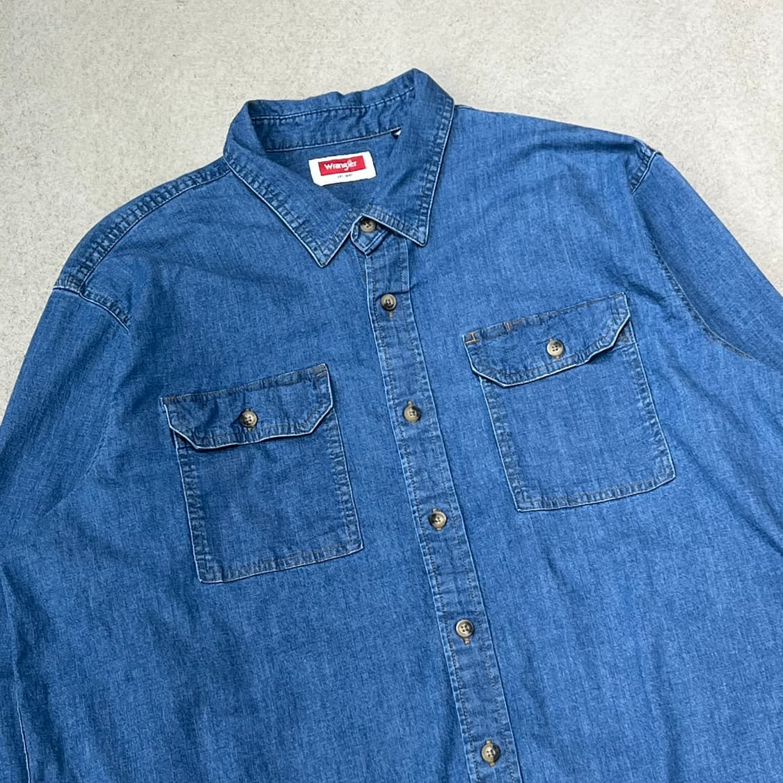 랭글러 워크 데님셔츠 s10508 상품이미지3