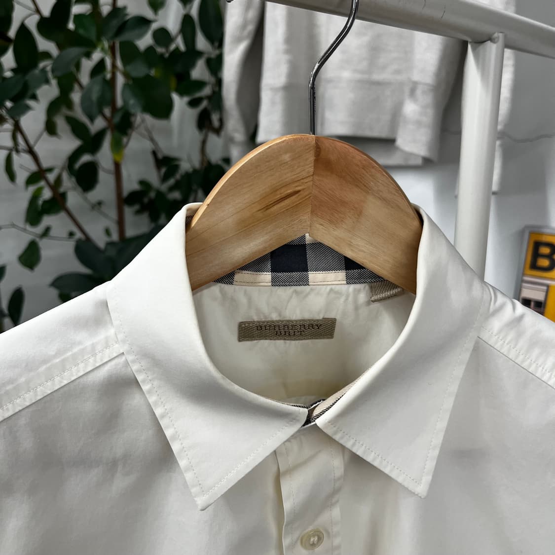 버버리브릿 솔리드 셔츠 M 상품이미지3