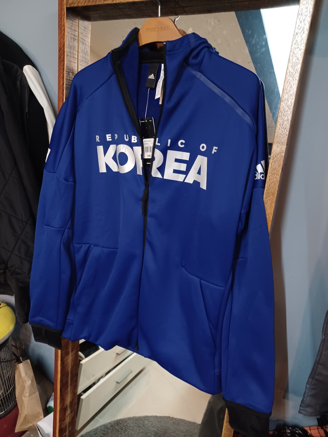 아디다스 zen 클리마히트 국대 기모 후드집업 xxl 상품이미지5