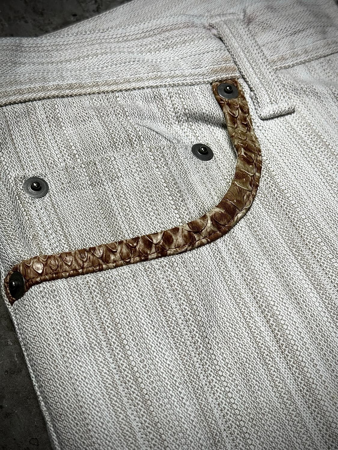 Python Detail Boot-cut Pants 상품이미지6