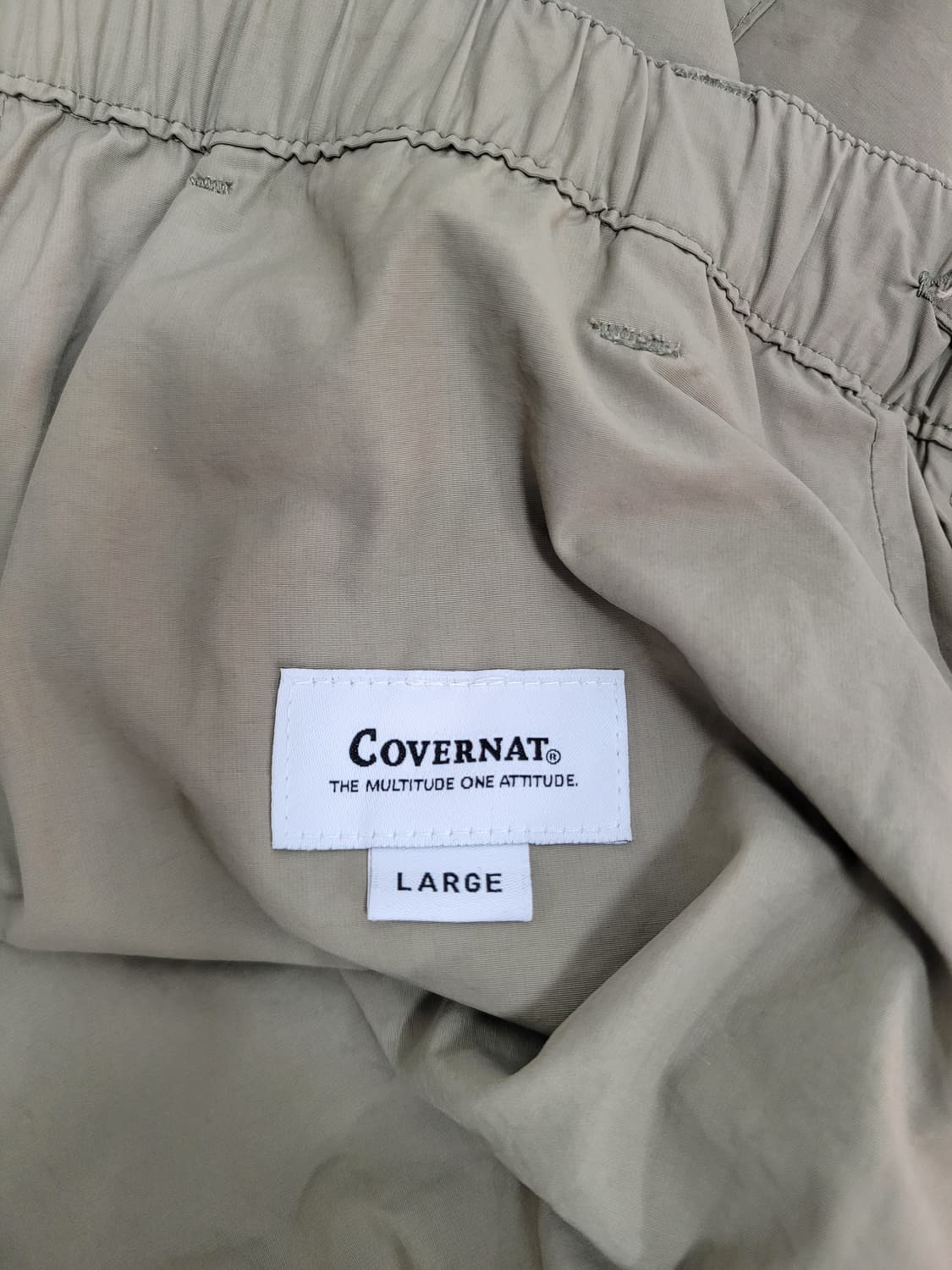 COVERNAT 20SS 커버낫 카고 쇼츠 반바지 / 공용 L 베이지
 상품이미지8