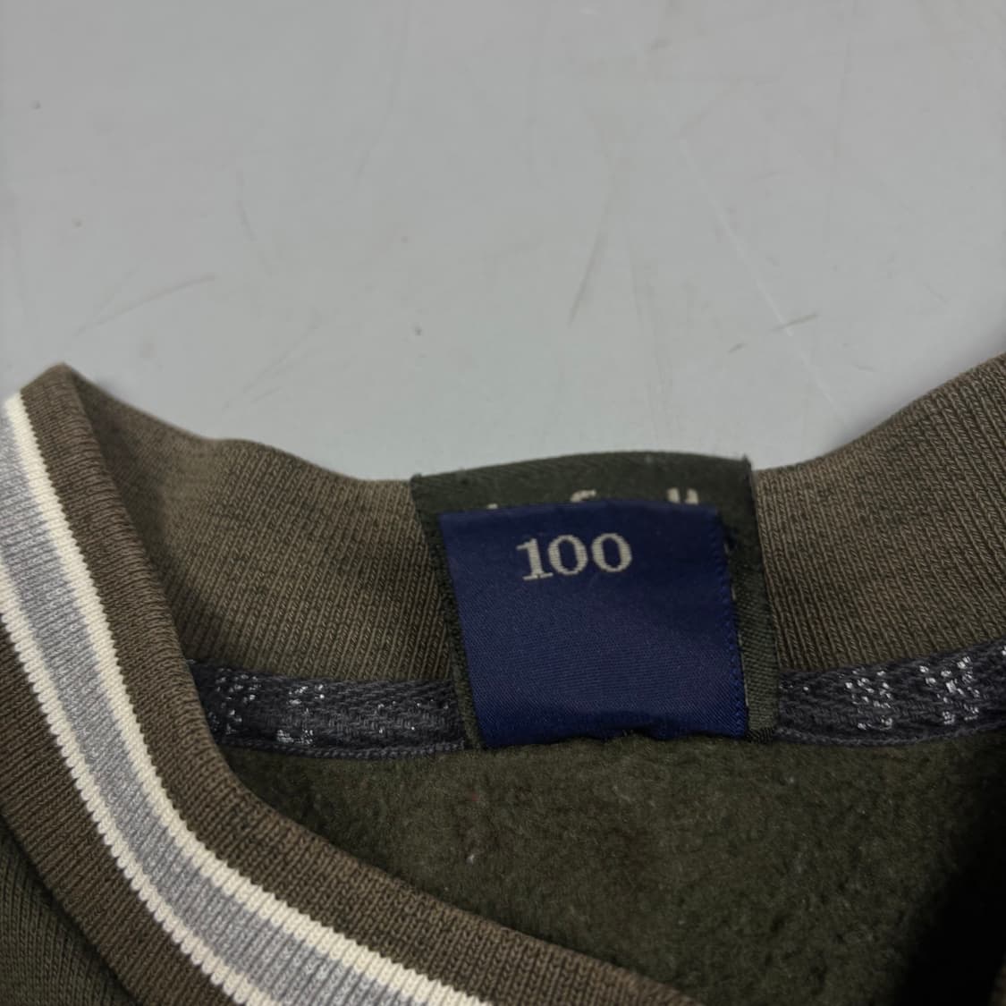 MLB 00’s 카키컬러 셔닐로고 뉴욕 메츠 맨투맨 상품이미지4